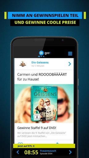 RTL II go mobile screenshot