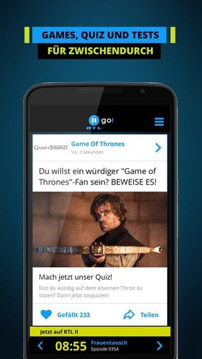 RTL II go! Android app screenshot 4